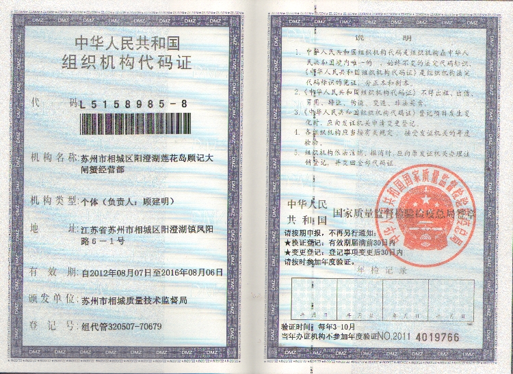 質(zhì)監(jiān)組織代碼